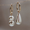 Barokke øreringe med elegante perler