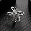 Precious Butterfly justerbar ring i sterling sølv