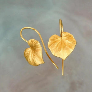 Golden Leaf Øreringe