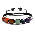 Håndlavet Natural Magic Stones Rigdom Armbånd