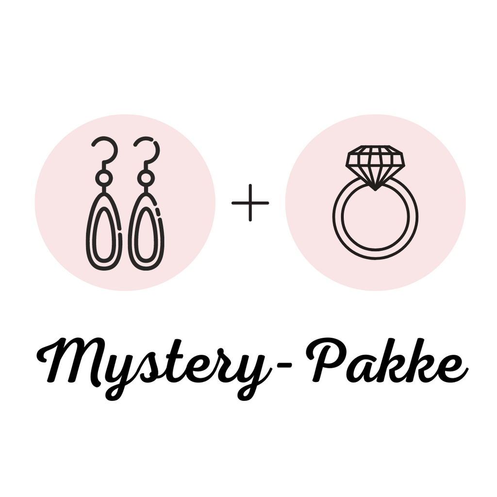 Mystery øreringe & Ring (justerbar) - Pakke