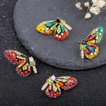 Butterfly øreringe Limited Edition med Zirconia Indlæg