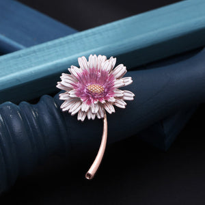 Vintage Wildflower Broche i Guld