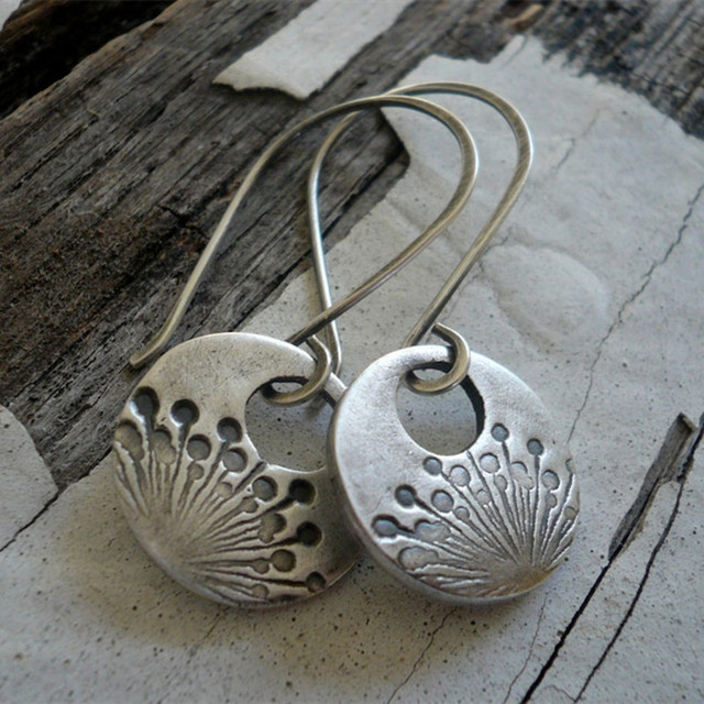 Vintage øreringe i sølv