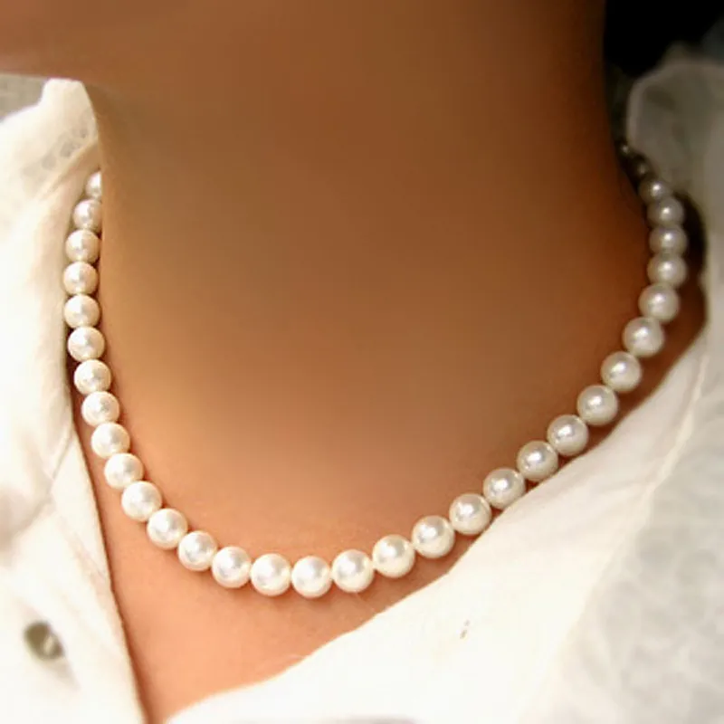 Vintage halskæde med tidløse perler